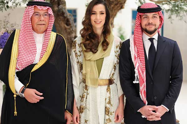 رجوة السيف تتزوج الأمير الأردني بحفل زفاف ملكي